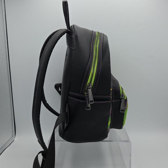LOUNGEFLY EDWARD SCISSORHANDS TOPIARIES MINI BACKPACK EUC main image 4
